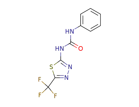 Molecular Structure of 26676-72-2 (Urea, N-phenyl-N'-[5-(trifluoromethyl)-1,3,4-thiadiazol-2-yl]-)