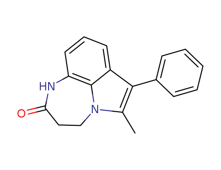 6-methyl-7-phenyl-3,4-dihydro-1<i>H</i>-[1,4]diazepino[3,2,1-<i>hi</i>]indol-2-one