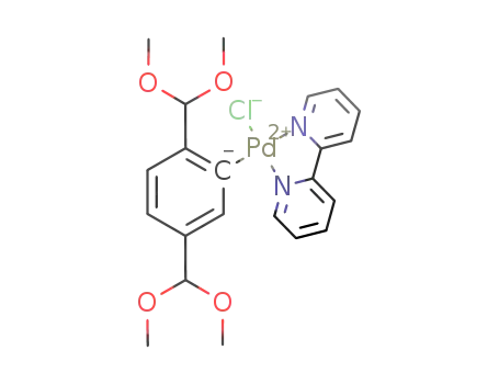 [Pd(C<sub>6</sub>H<sub>3</sub>(CH(OMe)2)2-2,5)Cl(2,2'-bipyridine)]