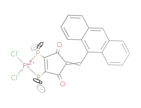 PtCl<sub>2</sub>(2-(9-anthracenylidene)-4,5-bis(diphenylphosphino)-4-cyclopenten-1,3-dione)