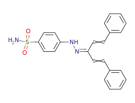 4-{N'-[(E)-3-Phenyl-1-((E)-styryl)-allylidene]-hydrazino}-benzenesulfonamide