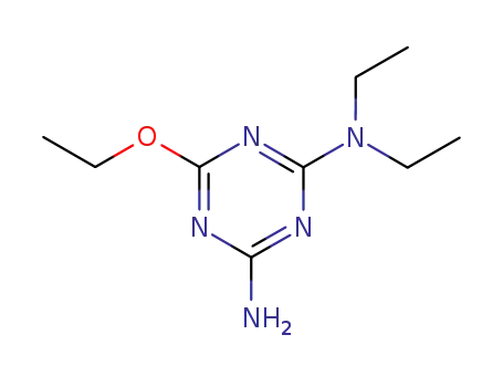 Molecular Structure of 90674-48-9 (1,3,5-Triazine-2,4-diamine,6-ethoxy-N,N-diethyl-(9CI))