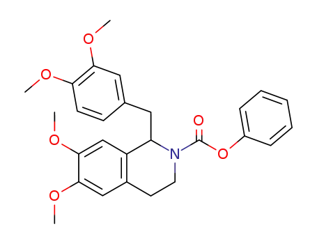 1-(3,4-Dimethoxy-benzyl)-6,7-dimethoxy-3,4-dihydro-1H-isoquinoline-2-carboxylic acid phenyl ester