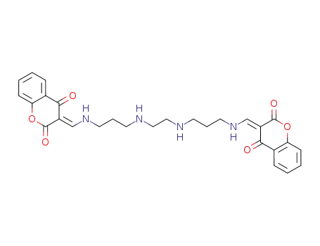 Molecular Structure of 100200-23-5 (N,N'-Bis-<(2,4-dioxochroman-3-yliden)-methylen>-1,10-diamino-4,7-diaza-decan)