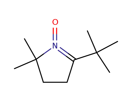 Molecular Structure of 58134-16-0 (2H-Pyrrole, 5-(1,1-dimethylethyl)-3,4-dihydro-2,2-dimethyl-, 1-oxide)