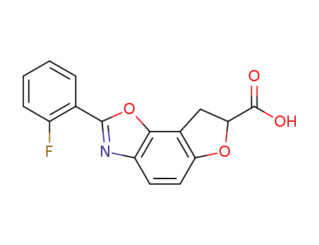 2-(2-Fluoro-phenyl)-7,8-dihydro-furo[3',2':3,4]benzo[1,2-d]oxazole-7-carboxylic acid