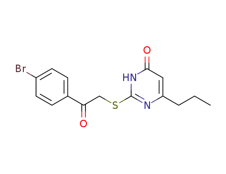 2-(4-bromobenzoylmethylthio)-6-propylpyrimidin-4(1H)-one