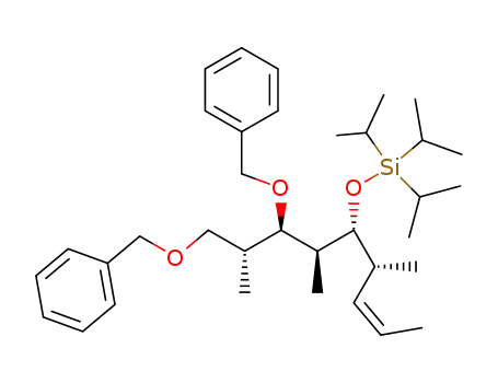 [(Z)-(1R,2R)-1-((1S,2R,3R)-2,4-Bis-benzyloxy-1,3-dimethyl-butyl)-2-methyl-pent-3-enyloxy]-triisopropyl-silane