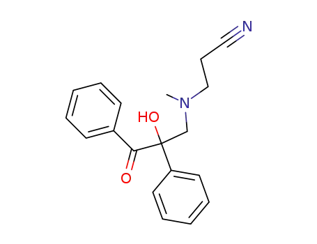 2-Hydroxy-3-<N-Methyl-N-(2-cyanoethyl)amino>-1,2-diphenyl-1-propanone
