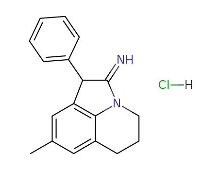 8-Methyl-1-phenyl-5,6-dihydro-1H,4H-pyrrolo[3,2,1-ij]quinolin-2-ylideneamine; hydrochloride