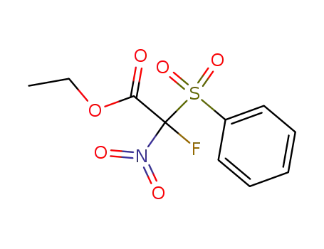 ethyl fluoronitro(phenylsulphonyl)acetate