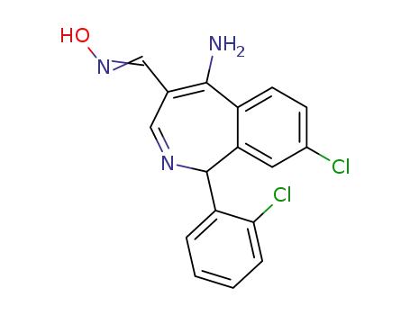 5-Amino-8-chloro-1-(2-chloro-phenyl)-1H-benzo[c]azepine-4-carbaldehyde oxime