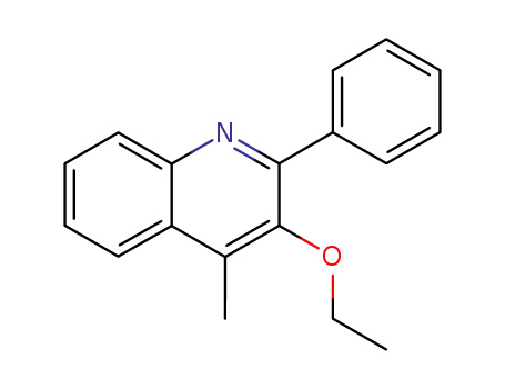 Molecular Structure of 83463-84-7 (3-ethoxy-4-methyl-2-phenylquinoline)
