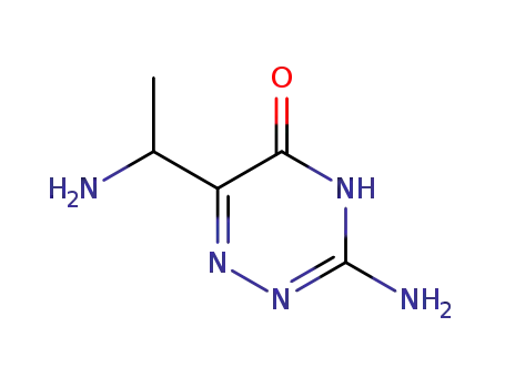 3-amino-6-(1-aminoethyl)-1,2,4-triazin-5(4H)-one
