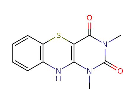 1,3-dimethyl-2,4-dioxo-1,2,3,4-tetrahydro-10H-pyrimido<5,4-b><1,4>benzothiazine