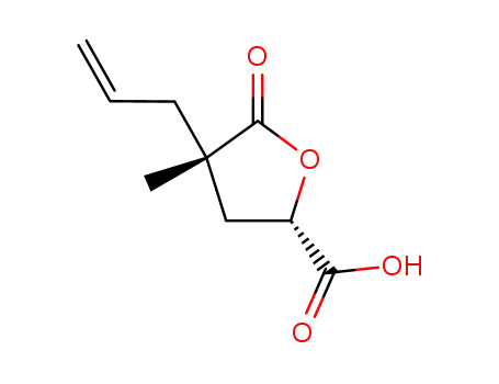 (2S,4S)-4-Allyl-4-methyl-5-oxo-tetrahydro-furan-2-carboxylic acid