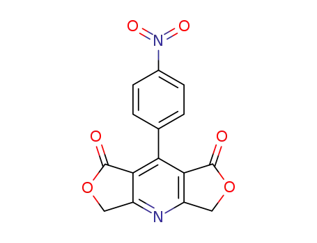 1H,3H-Difuro(3,4-b:3',4'-e)pyridine-1,7(5H)-dione, 8-(4-nitrophenyl)-