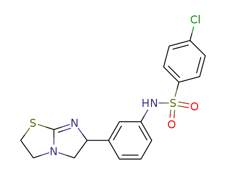 6-<3-(4-chlorobenzenesulphonoamido)phenyl>-2,3,5,6-tetrahydroimidazo<2,1-b>thiazole