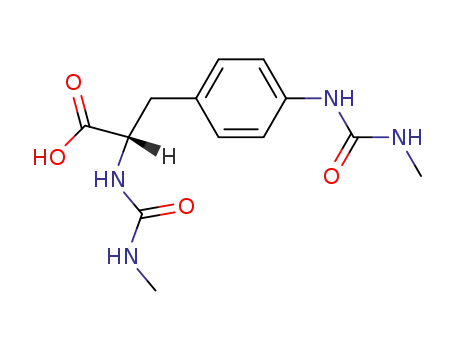 L-Phenylalanine,
N-[(methylamino)carbonyl]-4-[[(methylamino)carbonyl]amino]-