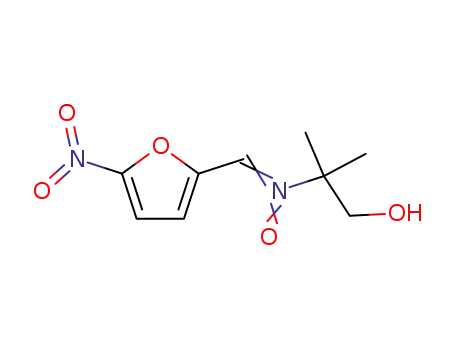Molecular Structure of 25943-90-2 (1-Hydroxy-2-methyl-N-(5-nitrofurfuryliden)-2-propanamin-N-oxid)