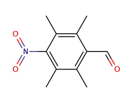 2,3,5,6-tetramethyl-4-nitrobenzaldehyde