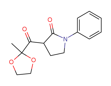3-<2,2-(ethylenedioxy)propionyl>-1-phenylpyrrolidin-2-one