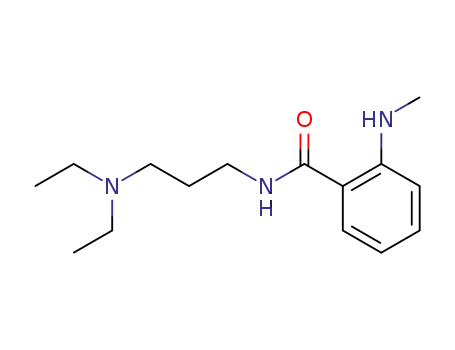 Molecular Structure of 158091-48-6 (N-Methyl-N'-(3-diethylaminopropyl)anthranilic amide)