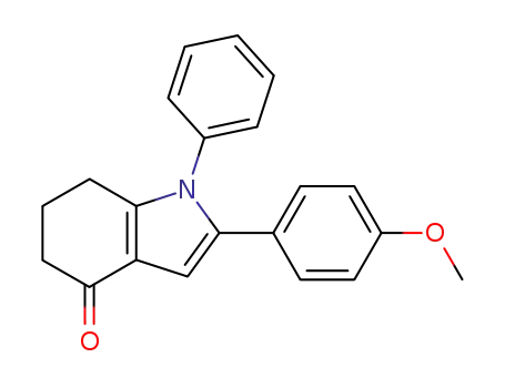 1,5,6,7-Tetrahydro-2-(p-methoxyphenyl)-1-phenyl-4H-indol-4-one