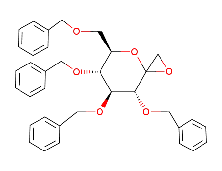 (5R,6R,7S,8R)-6,7,8-Tris-benzyloxy-5-benzyloxymethyl-1,4-dioxa-spiro[2.5]octane