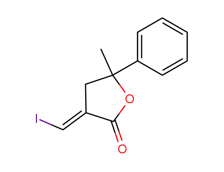(3E)-dihydro-3-iodomethylene-5-methyl-5-phenyl-2(3H)-furanone