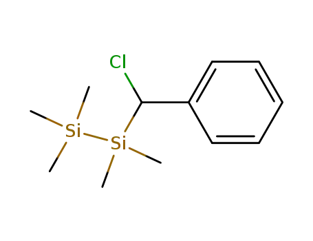 Disilane, (chlorophenylmethyl)pentamethyl-