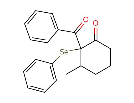 2-benzoyl-3-methyl-2-phenylselenylcyclohexanone