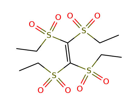 Molecular Structure of 69368-94-1 (Ethene, tetrakis(ethylsulfonyl)-)