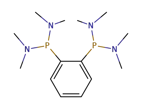 Molecular Structure of 82495-65-6 (1,2-BIS(DIMETHYLAMINOPHOSPHINYL)BENZENE, 98)