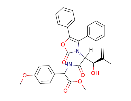 (S)-[(2R,3R)-3-Hydroxy-4-methyl-2-(2-oxo-4,5-diphenyl-oxazol-3-yl)-pent-4-enoylamino]-(4-methoxy-phenyl)-acetic acid methyl ester