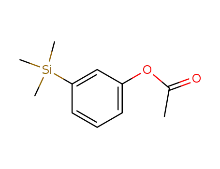 m-(Trimethylsilyl)phenyl Acetate