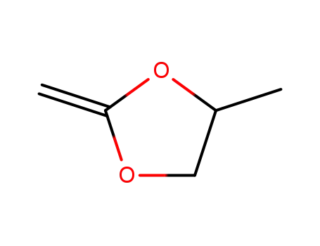 Molecular Structure of 85079-89-6 (2-Methylene-4-methyl-1,3-dioxolane)