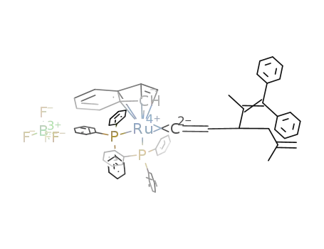 [ruthenium(IV)(CCHCH(C(CH3)C(C6H5)2)CH2C(CH3)CH2)(η5-indenyl)(PPh3)2][BF4]