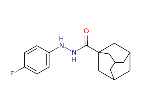 Molecular Structure of 71458-50-9 (Tricyclo[3.3.1.13,7]decane-1-carboxylicacid, 2-(4-fluorophenyl)hydrazide)