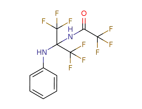 N-(α-trifluoroacetylaminohexafluoroisopropyl)aniline