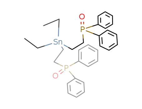 Molecular Structure of 88721-29-3 (Phosphine oxide, [(diethylstannylene)di-2,1-ethanediyl]bis[diphenyl-)