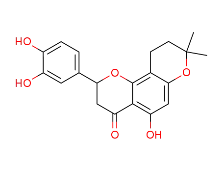 6,6-dimethyl-4,5-dihydropyrano(2,3:7,8)-5,3',4'-trihydroxyflavanone