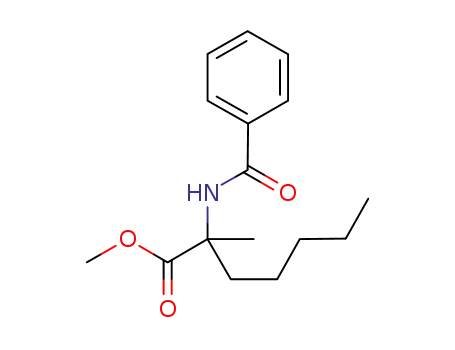 methyl 2-benzamido-2-methylheptanoate