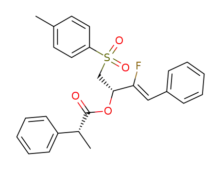 (R)-2-Phenyl-propionic acid (Z)-(S)-2-fluoro-3-phenyl-1-(toluene-4-sulfonylmethyl)-allyl ester