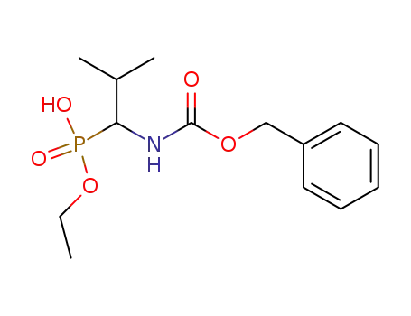 N-benzyloxycarbonyl-1-amino-2-methylpropanephosphonic acid ethyl monoester