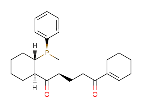 (1S,3S,4aR,8aS)-3-(3-Cyclohex-1-enyl-3-oxo-propyl)-1-phenyl-octahydro-phosphinolin-4-one
