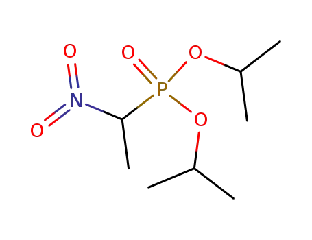 Molecular Structure of 94839-36-8 (Phosphonic acid, (1-nitroethyl)-, bis(1-methylethyl) ester)