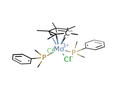 (C<sub>5</sub>(CH<sub>3</sub>)5)MoCl<sub>2</sub>(P(CH<sub>3</sub>)2C<sub>6</sub>H<sub>5</sub>)2