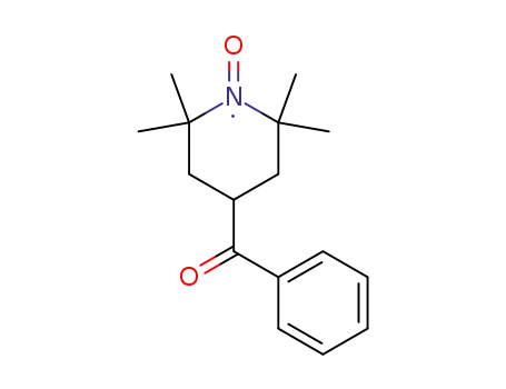 Molecular Structure of 54052-87-8 (1-Piperidinyloxy, 4-benzoyl-2,2,6,6-tetramethyl-)