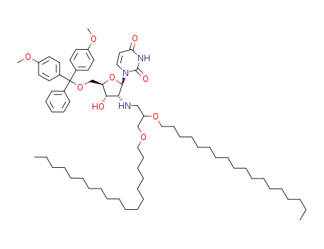 2'-N-[2,3-bis(octadecyloxy)propyl]amino-2'-deoxy-5'-O-(4,4'-dimethoxytrityl)uridine